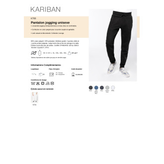 CSAR JOGGING sans marquage Adulte Unisexe