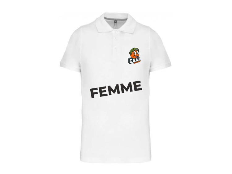 CSAR POLO BLANC - Femme