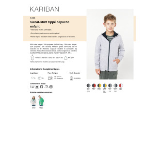 CSAR SWEAT ZIP  Enfant