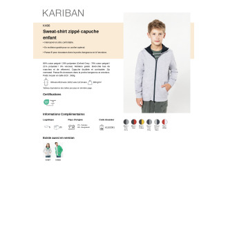 CSAR SWEAT ZIP  Enfant