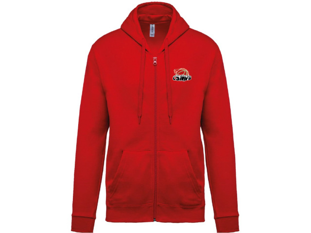 CSMVB  SWEAT zippé à Capuche