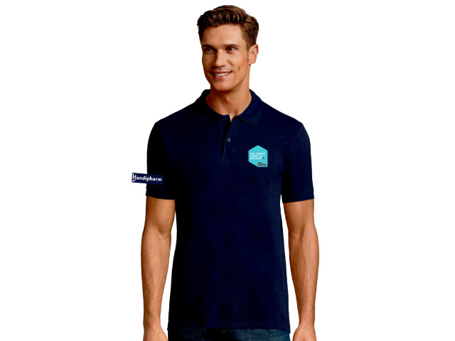 HANDIPHARM Polo ManchesCourtes Homme