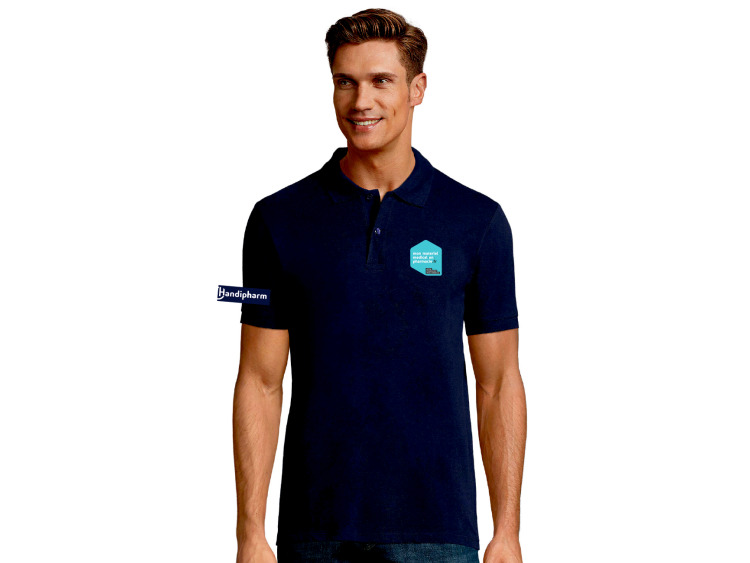 HANDIPHARM Polo Manches-Courtes Homme