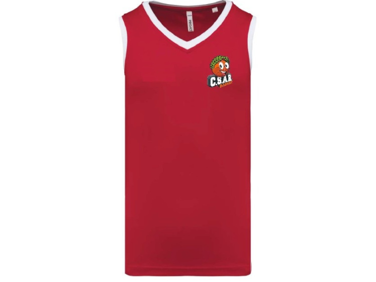 MAILLOT Rouge et Blanc - Enfant