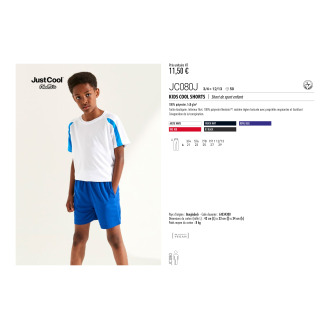 Short Enfant  PAS DE PERSONNALISATION