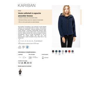 SOFTSHELL avec capuche FEMME