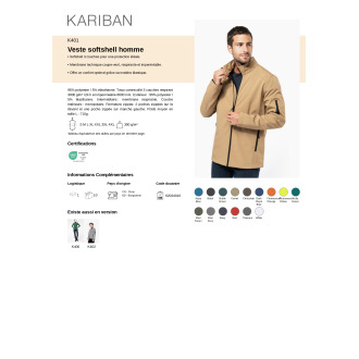 SOFTSHELL Homme