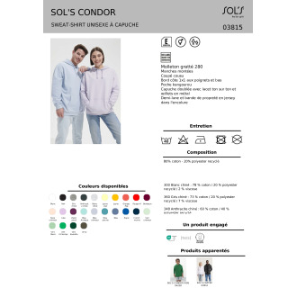 SWEAT Capuche ADULTE
