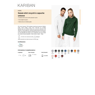 SWEAT Capuche ADULTE