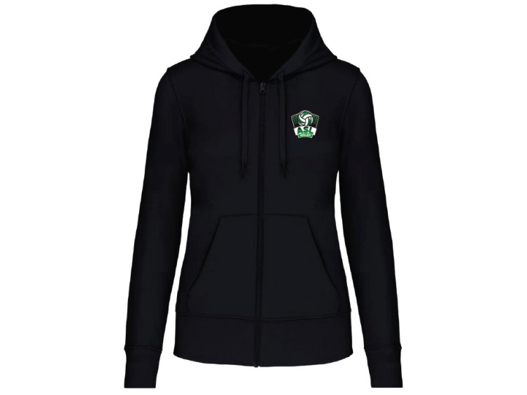 SWEAT zippé avec capuche FEMME