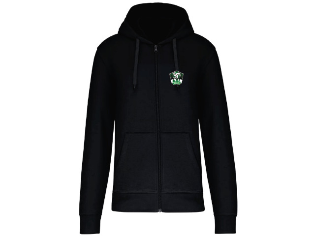 Sweat zippé avec capuche