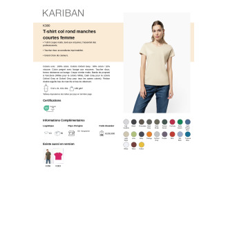 Tshirt FEMME  BRC