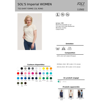 Teeshirt Manches Courtes FEMME