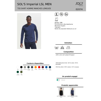 Teeshirt Manches Longues ADULTE